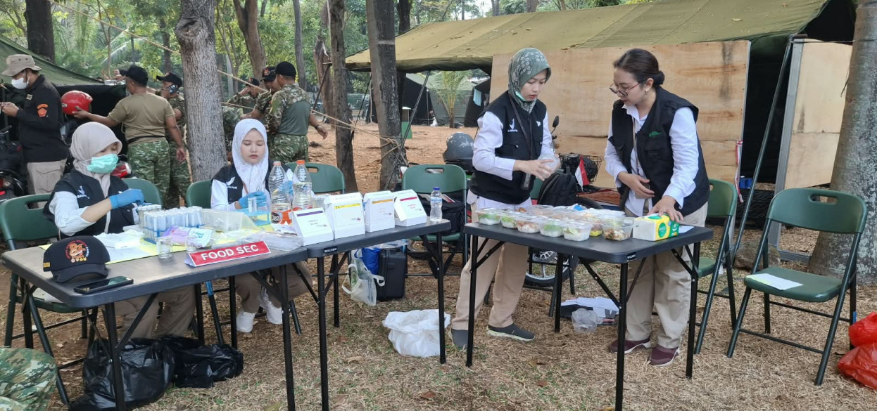 BPKOM Berkolaborasi dengan Balai Besar POM di DKI Jakarta Lakukan Pengujian In Situ Guna Mendukung Keamanan Pangan pada Rangkaian Kegiatan HUT ke-81 TNI