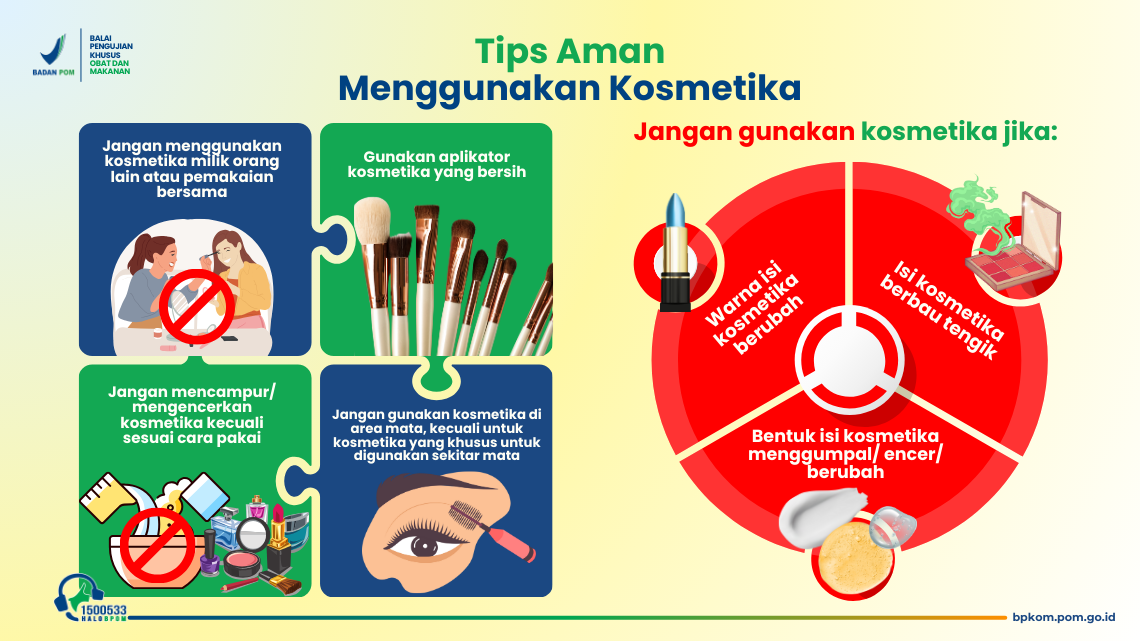 Tips Aman Menggunakan Kosmetika