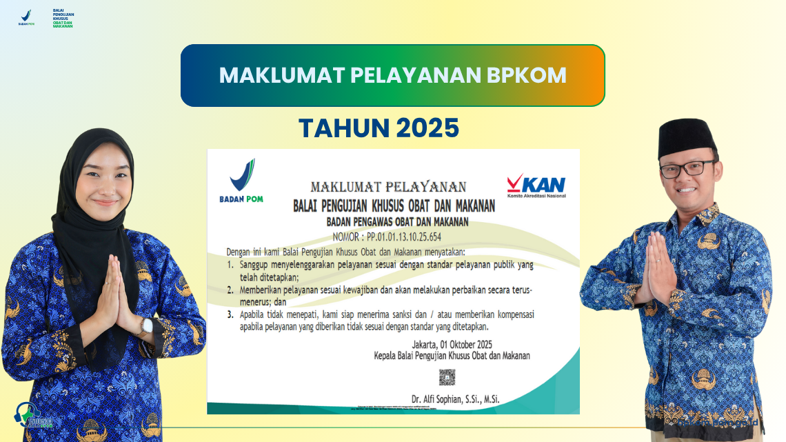Maklumat Pelayanan BPKOM