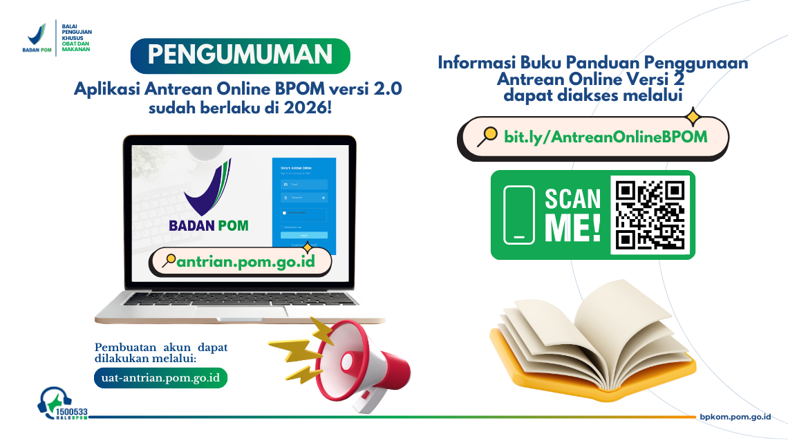 Antrean Online BPOM Versi 2