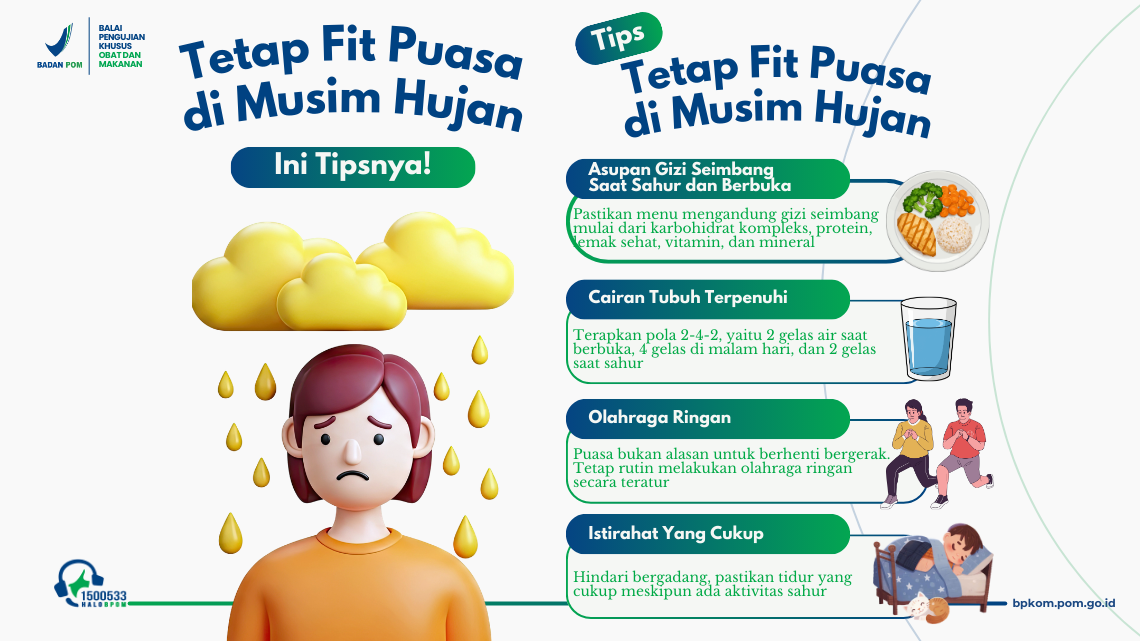 Tips Tetap Fit Puasa di Musim Hujan