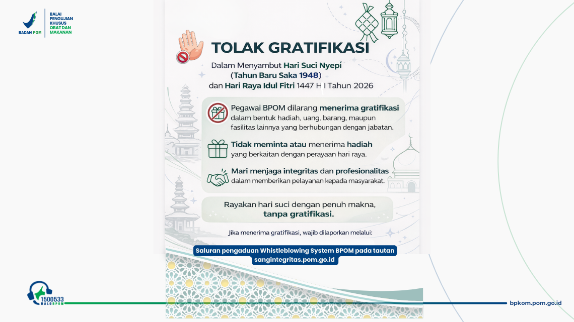 Tolak Gratifikasi