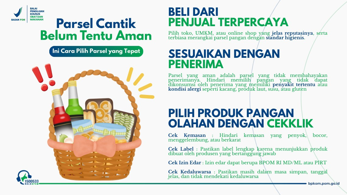Parcel Cantik Belum Tentu Aman