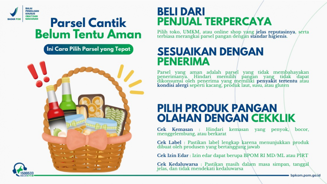 Parcel Cantik Belum Tentu Aman